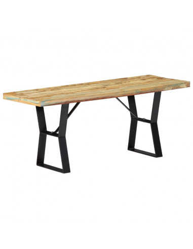 Panca 110 cm in Legno Massello di Recupero