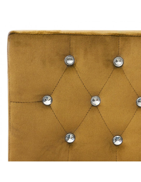 Panca 110 cm in Velluto Marrone