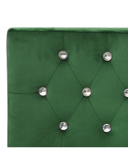 Panca 110 cm in Velluto Verde Scuro