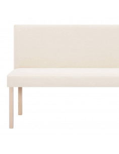Panca 139,5 cm Crema in Poliestere