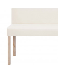 Panca 139,5 cm Crema in Similpelle