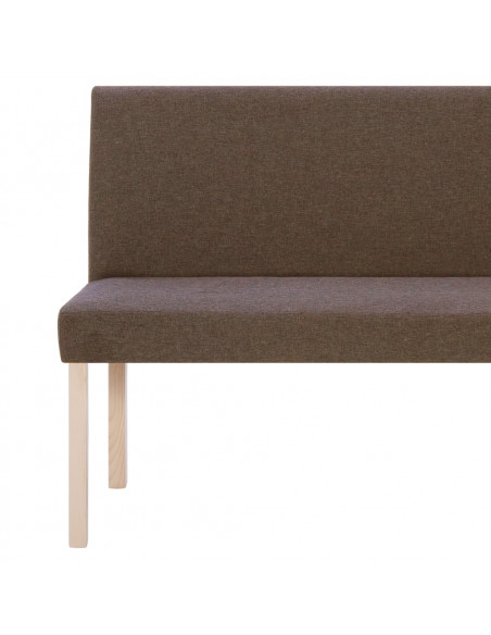 Panca 139,5 cm Marrone in Poliestere