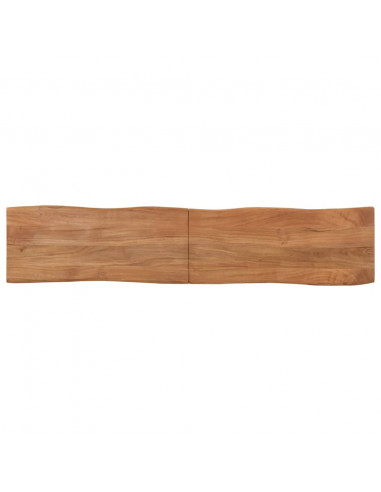 Panca 160 cm in Legno Massello di Acacia e Acciaio