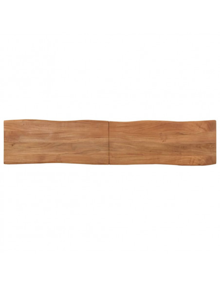 Panca 160 cm in Legno Massello di Acacia e Acciaio