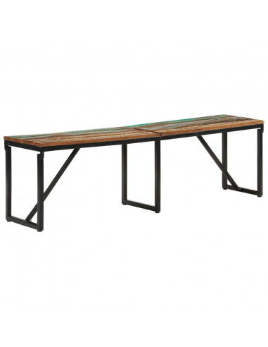 Panca 160x35x46 cm in Legno Massello di Recupero