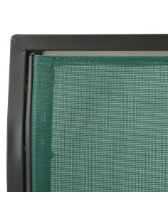 Panca a Dondolo da Giardino Verde 170 cm Textilene e Acciaio