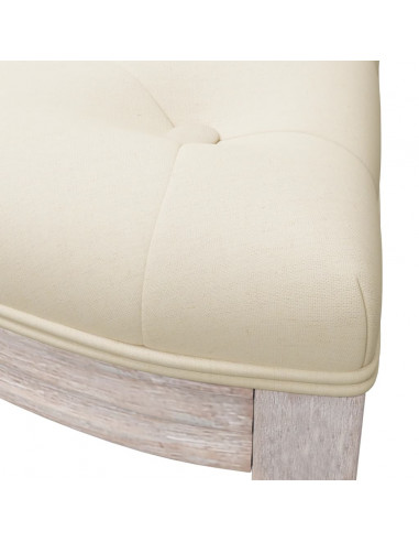 Panca Beige 110,5x45x49 cm Color Lino