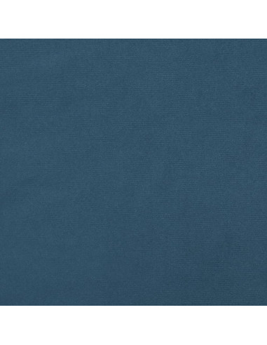 Panca Blu Scuro 70x30x30 cm in Velluto