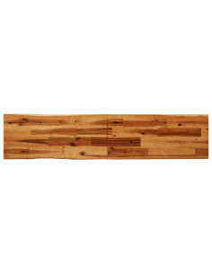 Panca con Bordi Vivi 160 cm in Legno Massello di Acacia