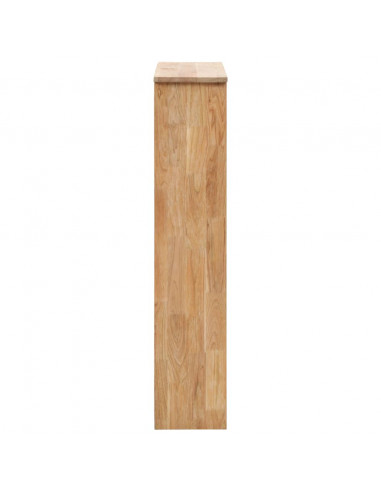 Panca con Scarpiera 55x20x104 cm in Legno Massello di Noce