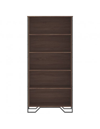 Libreria Rovere Marrone 80x31x169 cm in Truciolato