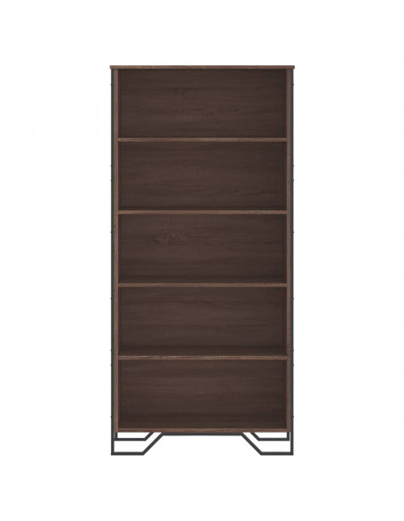 Libreria Rovere Marrone 80x31x169 cm in Truciolato