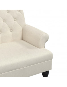 Panca con Schienale 120x62x75,5 cm in Lino