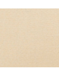 Panca crema 70x35x41 cm in Tessuto