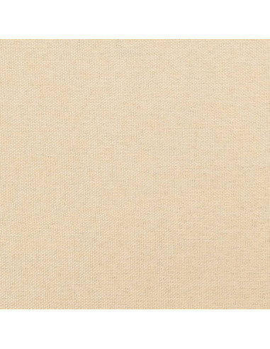 Panca crema 70x35x41 cm in Tessuto