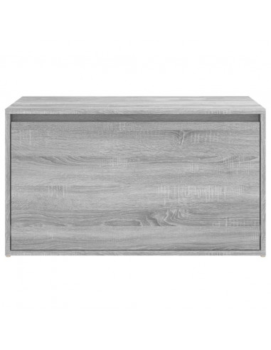 Panca da Ingresso 80x40x45 cm Grigio Sonoma Legno Multistrato