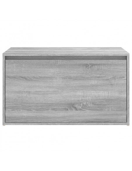 Panca da Ingresso 80x40x45 cm Grigio Sonoma Legno Multistrato
