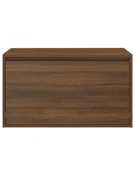 Panca da Ingresso 80x40x45 cm Rovere Marrone Legno Multistrato