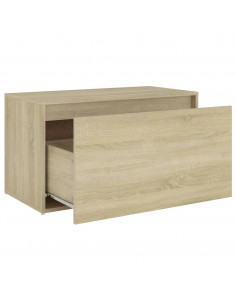 Panca da Ingresso 80x40x45 cm Rovere Sonoma Truciolato