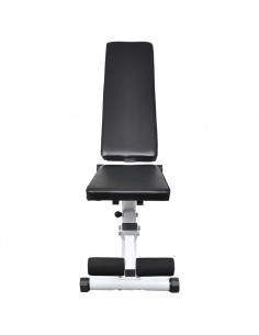 Panca da Palestra con Bilanciere e Set di Manubri 30,5 kg