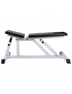 Panca da Palestra con Bilanciere e Set di Manubri 60,5 kg