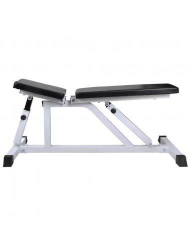 Panca da Palestra con Bilanciere e Set di Manubri 60,5 kg