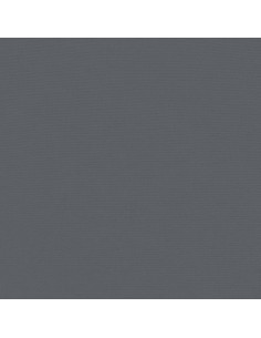 Panca Dondolo Giardino Tettoia Regolabile Grigio Scuro Acciaio