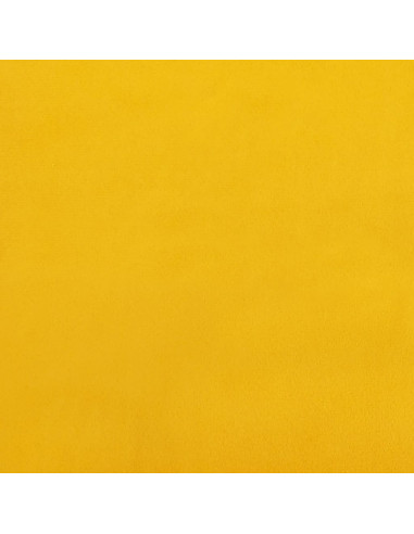 Panca giallo 100x35x41 cm in Velluto