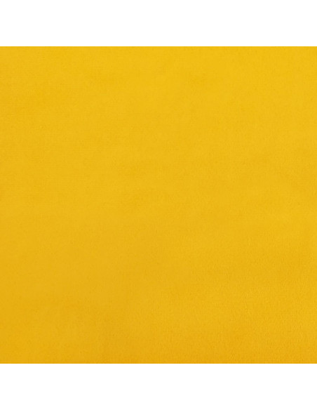 Panca giallo 100x35x41 cm in Velluto
