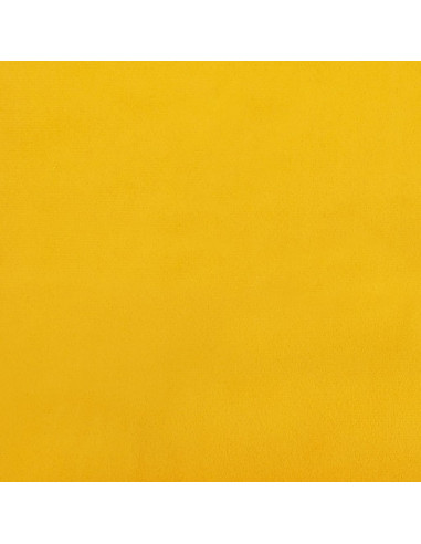 Panca Giallo 70x35x41 cm in Velluto