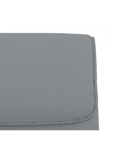 Panca Grigio Chiaro 100x64x80 cm in Tessuto