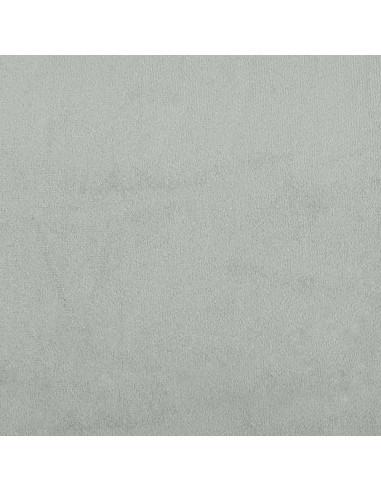 Panca Grigio Chiaro 110x40x49 cm in Velluto