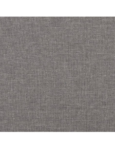 Panca Grigio chiaro 70x35x41 cm in Tessuto