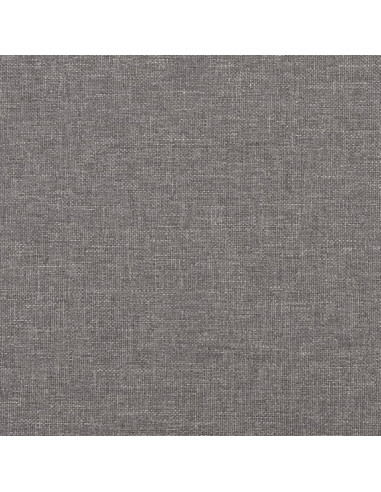 Panca Grigio chiaro 70x35x41 cm in Tessuto