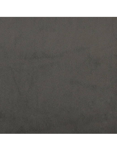 Panca Grigio Scuro 100x35x41 cm in Velluto