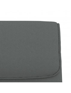 Panca Grigio Scuro 100x64x80 cm in Tessuto