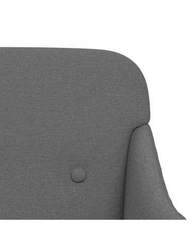 Panca Grigio Scuro 110x76x80 cm in Tessuto