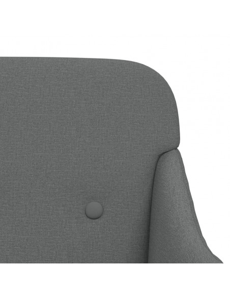 Panca Grigio Scuro 110x76x80 cm in Tessuto