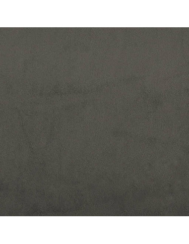 Panca Grigio Scuro 70x30x30 cm in Velluto