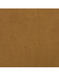 Panca Marrone 70x35x41 cm in Velluto