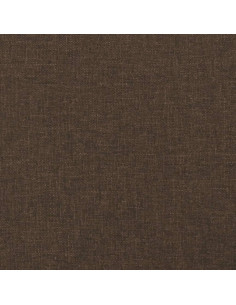 Panca Marrone Scuro 100x30x30 cm in Tessuto
