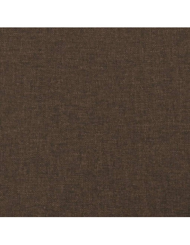 Panca Marrone Scuro 70x30x30 cm in Tessuto