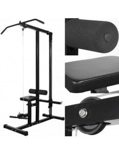 Panca Multifunzione Home-Fitness senza Pesi Palestra in Casa