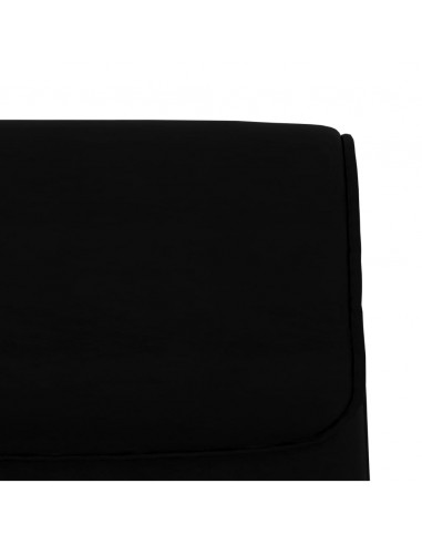 Panca Nera 100x64x80 cm in Similpelle