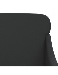 Panca Nera 110x76x80 cm in Similpelle