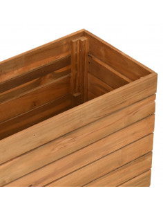 Letto Rialzato 100x40x72 cm Legno di Teak di Recupero e Acciaio 2