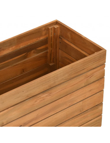 Letto Rialzato 100x40x72 cm Legno di Teak di Recupero e Acciaio