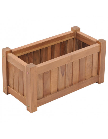 Letto Rialzato 50x25x25 cm in Legno Massello di Teak