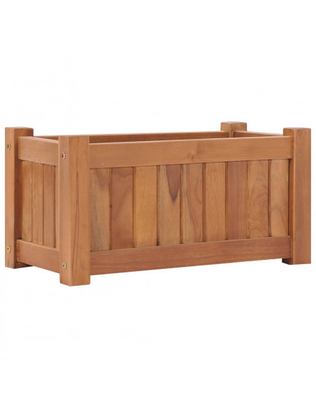 Letto Rialzato 50x25x25 cm in Legno Massello di Teak