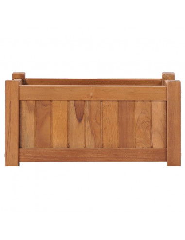 Letto Rialzato 50x25x25 cm in Legno Massello di Teak